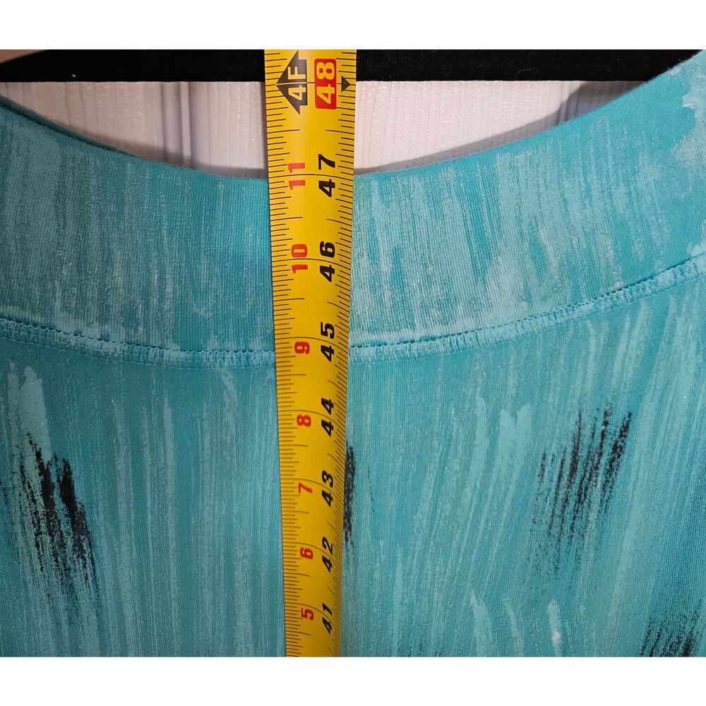 Luna Luz Dress Womens Small Blue Abstract Bubble Hem Artsy Lagenlook Midi - Picture 14 of 14